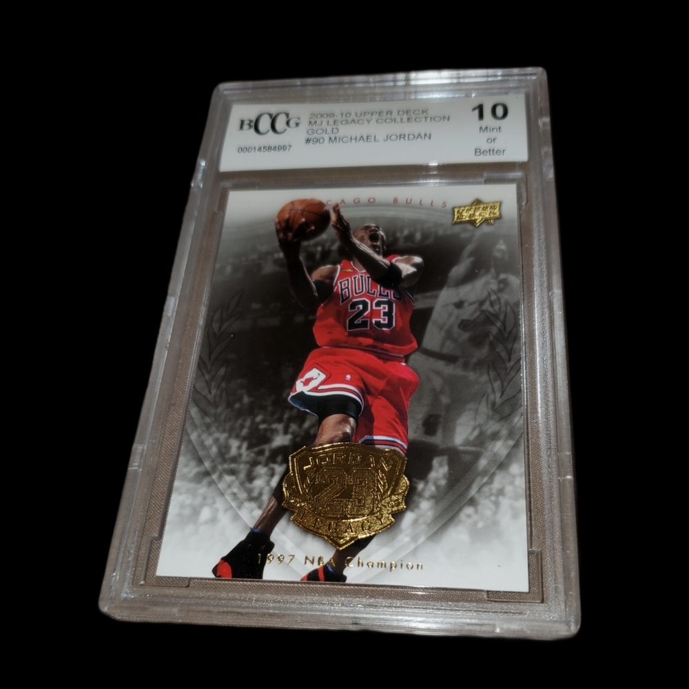 Jordan Mint 10 MJ Legacy Collection Gold card